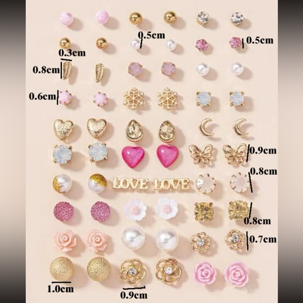 Stud earrings